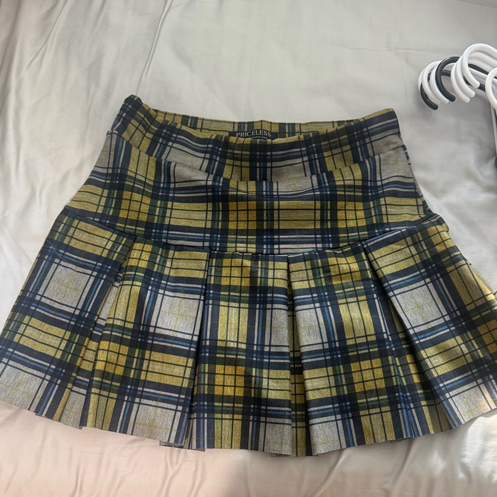 Plaid Skort